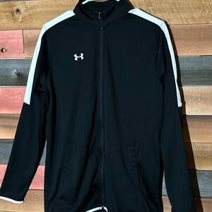Under Armour Rival Knit Stealth Jacket Medium Tall Loose